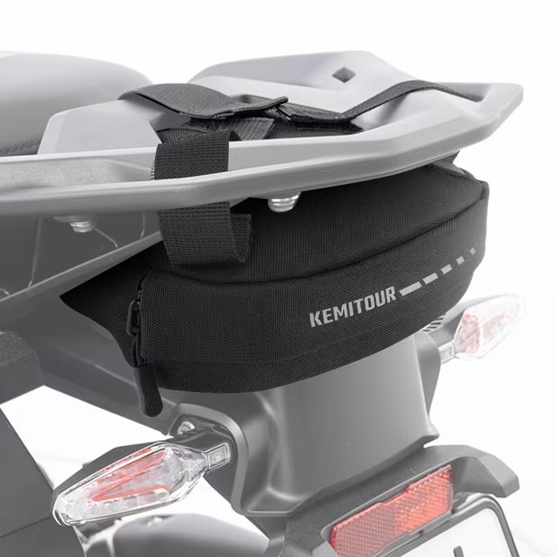 KEMITOUR Rear Rack Storage Bag for BMW R1300GS Adventure (2023+) – Black