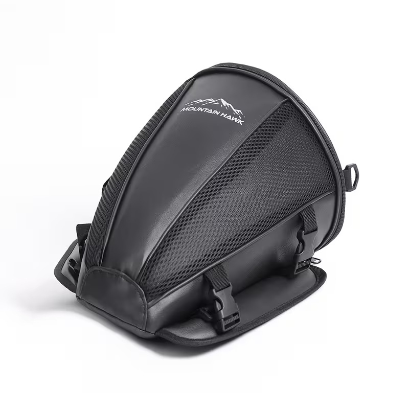 Mountain Hawk Motorcycle Rear Seat Utility Bag – Black
